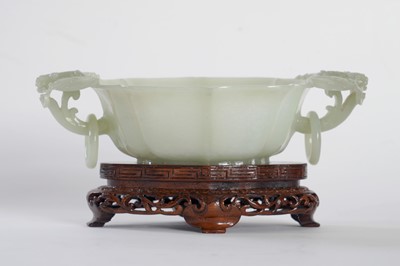 Lot 344 - A Chinese Bowenite small censer
