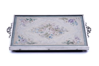 Lot 275 - An early 20th Century lady's silver vanity tray