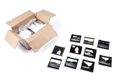 Lot 413 - An interesting collection of fifty photo lantern slides of the North East (Victorian)