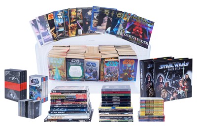 Lot 559 - A large collection of Star Wars related books and magazines; and The Official Star Wars Fact File