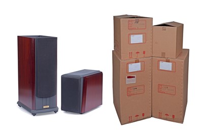 Lot 352 - A pair of Ruark two-piece ‘Solstice’ floor standing speakers