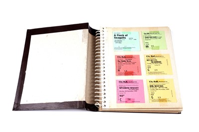 Lot 442 - A large selection of Concert Tickets from City Hall