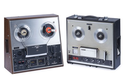 Lot 337 - Two Sony Reel to Reel tape recorders