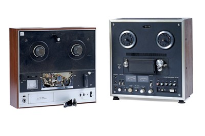 Lot 338 - Two Sony Reel to Reel tape recorders