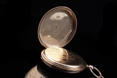 Lot 228 - A late Victorian lady's 18ct rose gold half hunter fob watch
