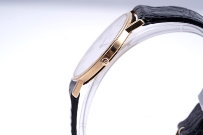 Lot 421 - Baume & Mercier: an 18ct yellow gold cased quartz wristwatch