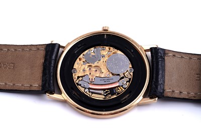 Lot 421 - Baume & Mercier: an 18ct yellow gold cased quartz wristwatch
