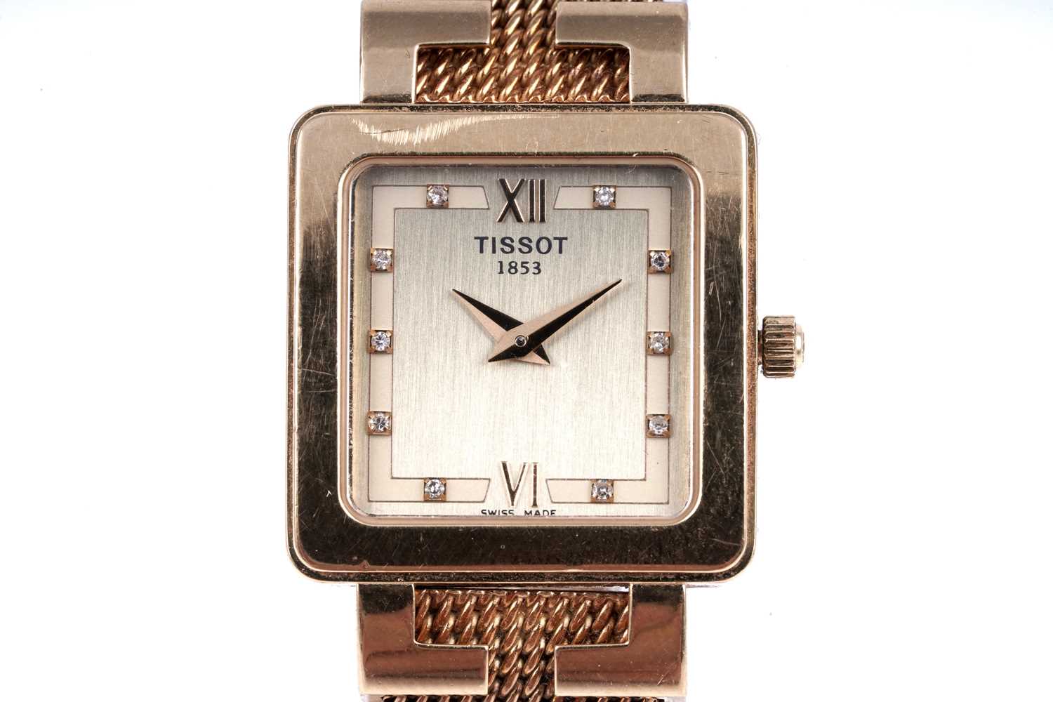 Lot 423 - Tissot Orinda: an 18ct yellow gold lady's dress watch