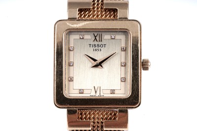 Lot 423 - Tissot Orinda: an 18ct yellow gold lady's dress watch