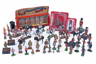 Lot 563 - A collection of lead soldiers by Del Prado and Britains