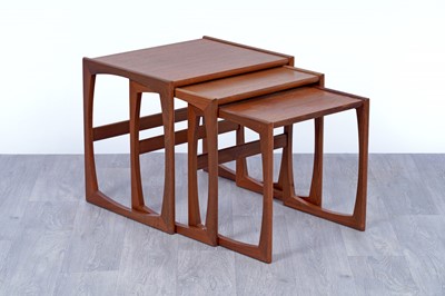 Lot 60 - G Plan: a mid-Century ‘quadrille’ nest of three tables