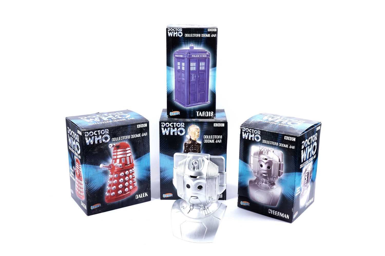 Lot 215 - A collection of Cards Inc. Characters Doctor Who cookie jars