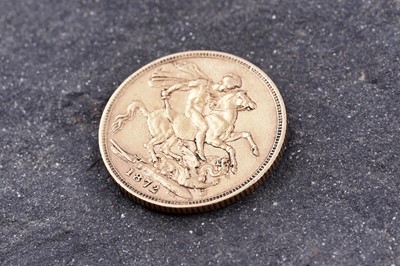 Lot 231 - A Queen Victoria 1872 gold sovereign