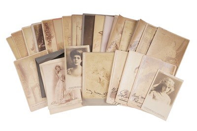 Lot 228 - Victorian theatre and film interest cabinet cards