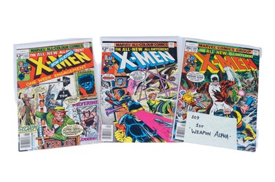 Lot 20 - Marvel Comics The Uncanny X-Men No.'s 109-111