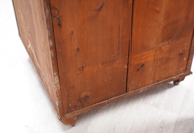 Lot 96 - A 19th-century style French fruitwood floor-standing corner cabinet