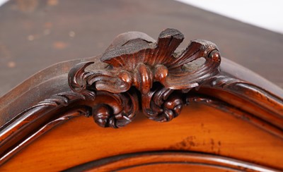 Lot 96 - A 19th-century style French fruitwood floor-standing corner cabinet