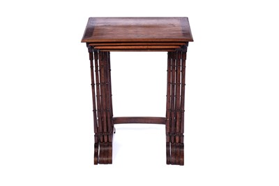 Lot 25 - A late 19th Century continental quartetto nest of tables