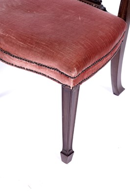 Lot 14 - A pair of fine quality 19th Century Chippendale Revival dining chairs