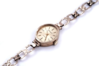 Lot 182 - A lady's 9ct gold cocktail watch retailed by H. Samuel