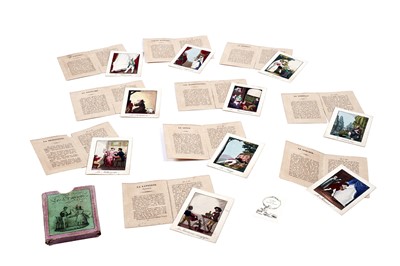 Lot 155 - Early 19th Century French Miniature story cards