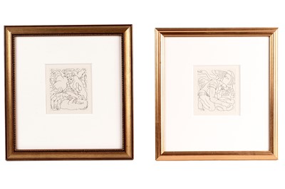 Lot 253 - Hans Erni - Two mythological studies | engravings