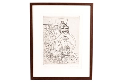 Lot 432 - John Bellany - Jeune Fille. Le Tretport | etching