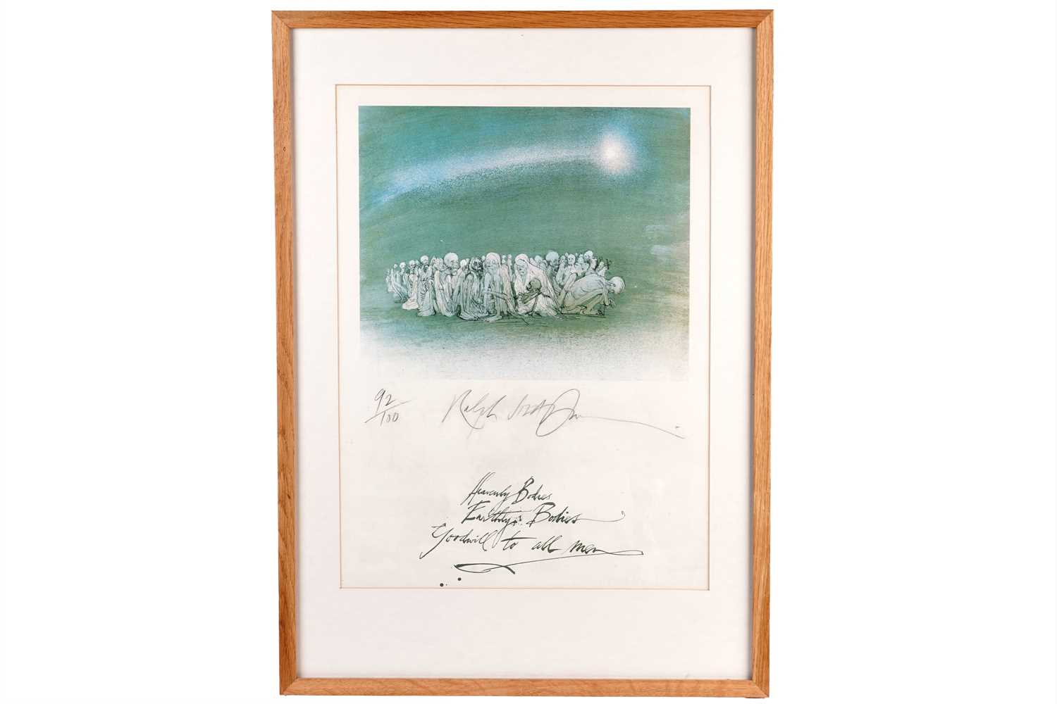 Lot 446 - Ralph Steadman - Heavenly Bodies Earthly Bodies Goodwill to all Men | lithograph