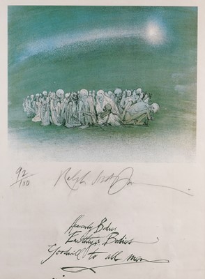 Lot 446 - Ralph Steadman - Heavenly Bodies Earthly Bodies Goodwill to all Men | lithograph