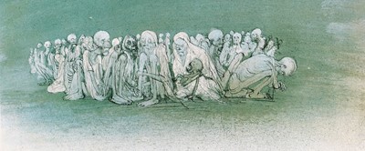 Lot 446 - Ralph Steadman - Heavenly Bodies Earthly Bodies Goodwill to all Men | lithograph