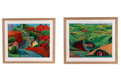 Lot 277 - After David Hockney - Two landscape posters | offset lithographs