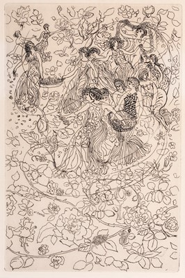 Lot 441 - Anthony Gross - Two plates from Sixe Idyllia of Theocritus, 1971 | etchings