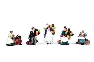 Lot 194 - Five Royal Doulton figures