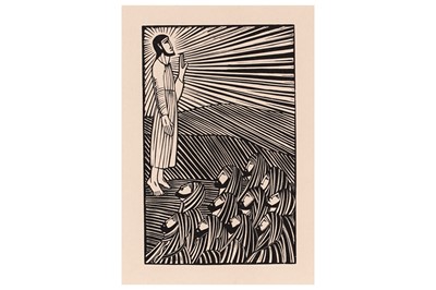 Lot 249 - Eric Gill - Ascension | wood engraving
