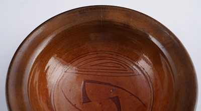 Lot 39 - A John Maltby dish; and a St Ives dish