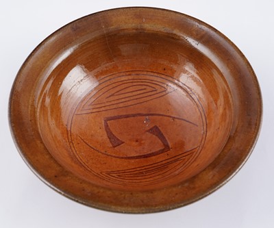 Lot 39 - A John Maltby dish; and a St Ives dish