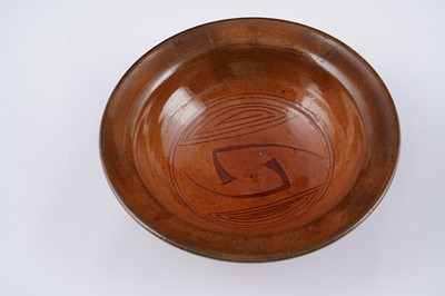 Lot 39 - A John Maltby dish; and a St Ives dish