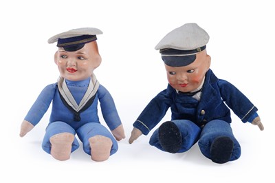 Lot 534 - Two Wellings style ‘Jolly Dolls’