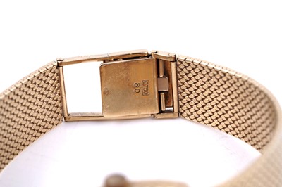 Lot 417 - Longines: an 18ct yellow gold manual wind wristwatch