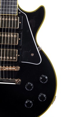 Lot 181 - An Epiphone Joe Bonamassa Black Beauty Les Paul Custom