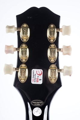 Lot 181 - An Epiphone Joe Bonamassa Black Beauty Les Paul Custom
