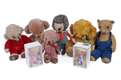 Lot 522 - A collection of Merrythought mohair and plush animals
