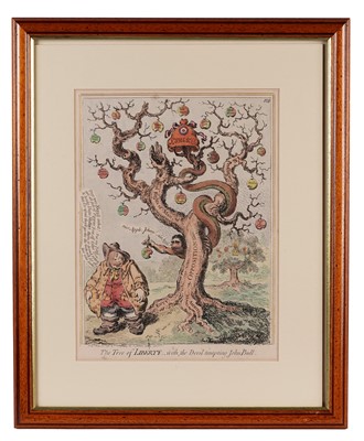Lot 439 - James Gillray - Company Shocked at a Lady; and five other associated | engraving