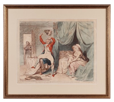 Lot 439 - James Gillray - Company Shocked at a Lady; and five other associated | engraving