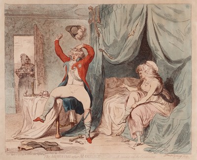 Lot 439 - James Gillray - Company Shocked at a Lady; and five other associated | engraving