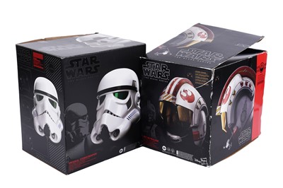 Lot 483 - Two Star Wars helmets, in original boxes