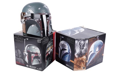 Lot 485 - Two Star Wars helmets, in original boxes