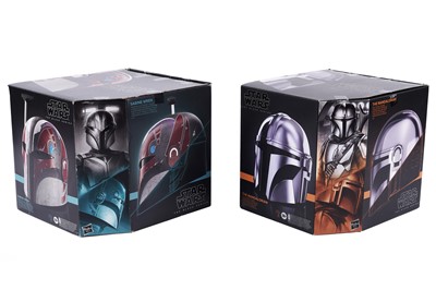 Lot 486 - Two Star Wars helmets, in original boxes