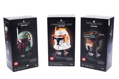 Lot 494 - Lego Star Wars ‘The Helmet Collection’ sets