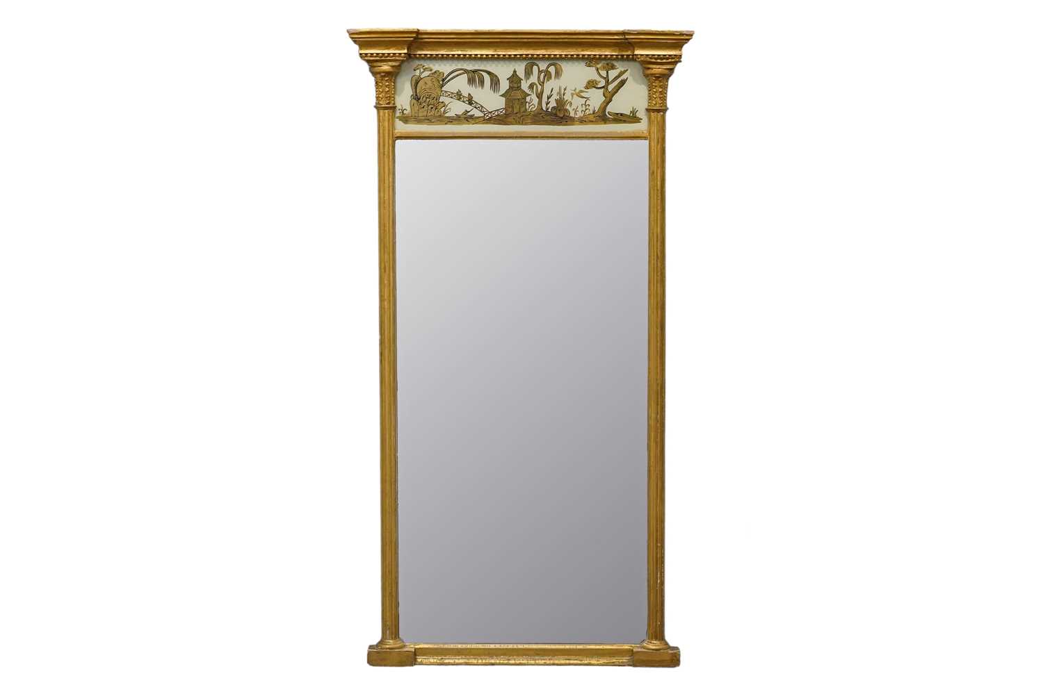 Lot 66 - A 19th Century style gilt wood and gesso mirror